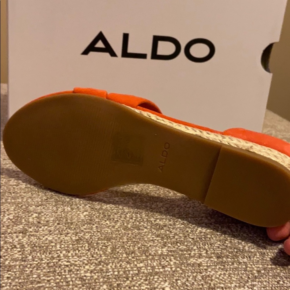 Aldo Moewen Wedge Espadrille Summer Sandals - Picture 6 of 8